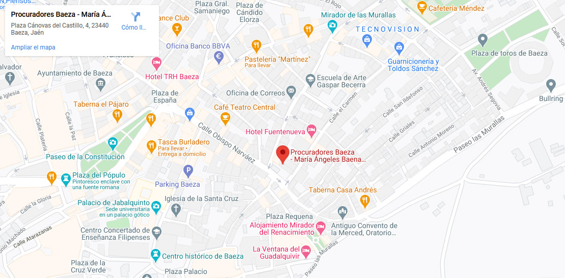 Procuradores Baeza, Úbeda, Linares y Jaén