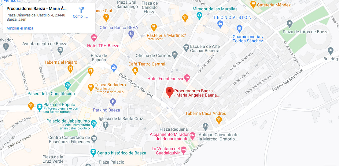 Procuradores Baeza, Úbeda, Linares y Jaén